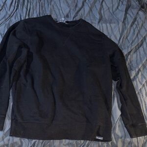 Eddie Bauer Men's Crewneck Black Sweater